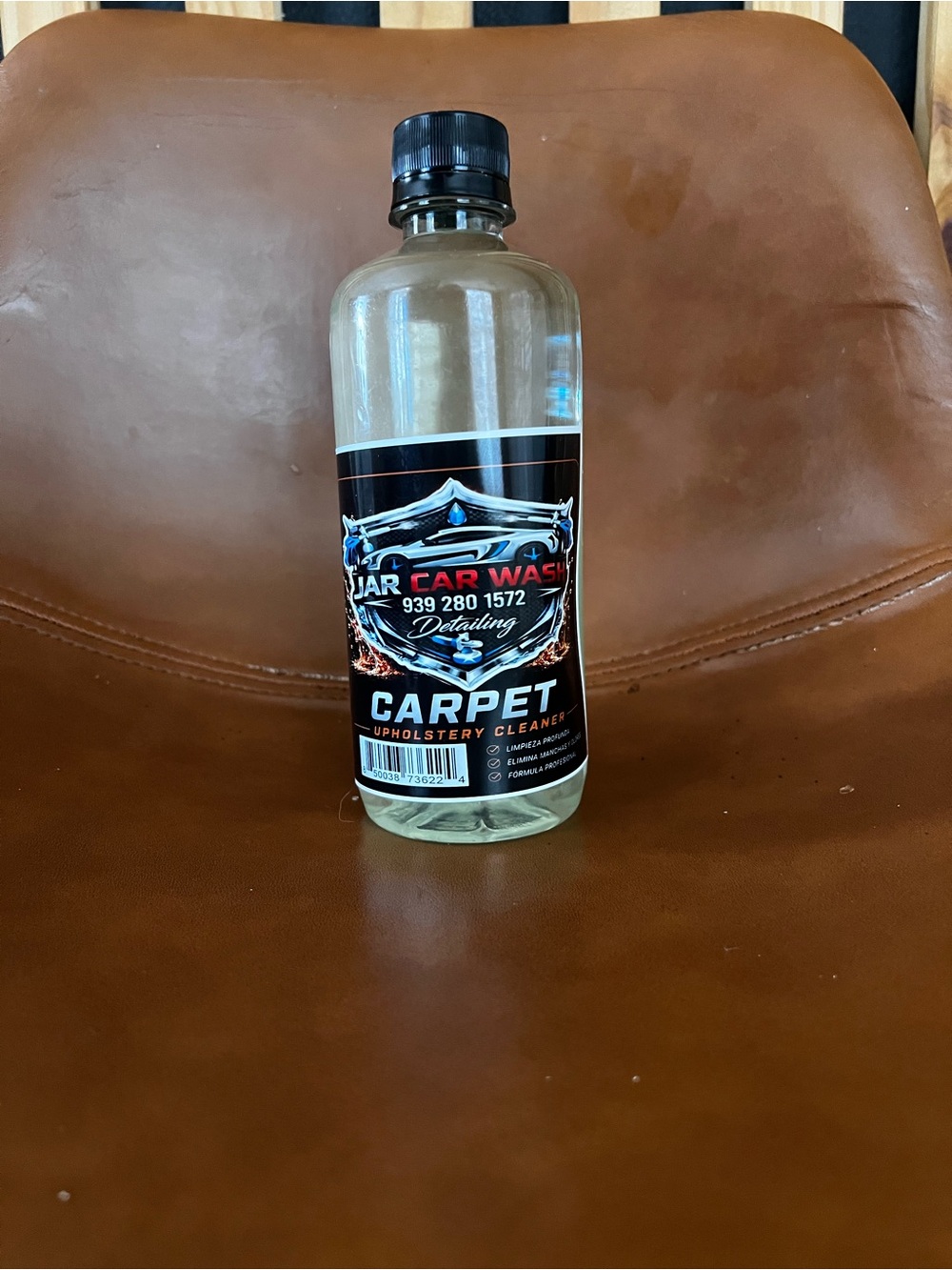 Car Wash Detailing Carpet & Upholstery Cleaner - Clear